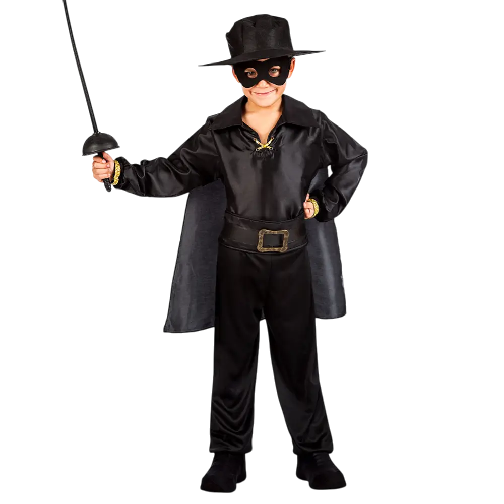 Déguisement Enfant 10-12 Ans – Costume Héros Masqué Justicier