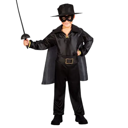 Déguisement Enfant 10-12 Ans – Costume Héros Masqué Justicier