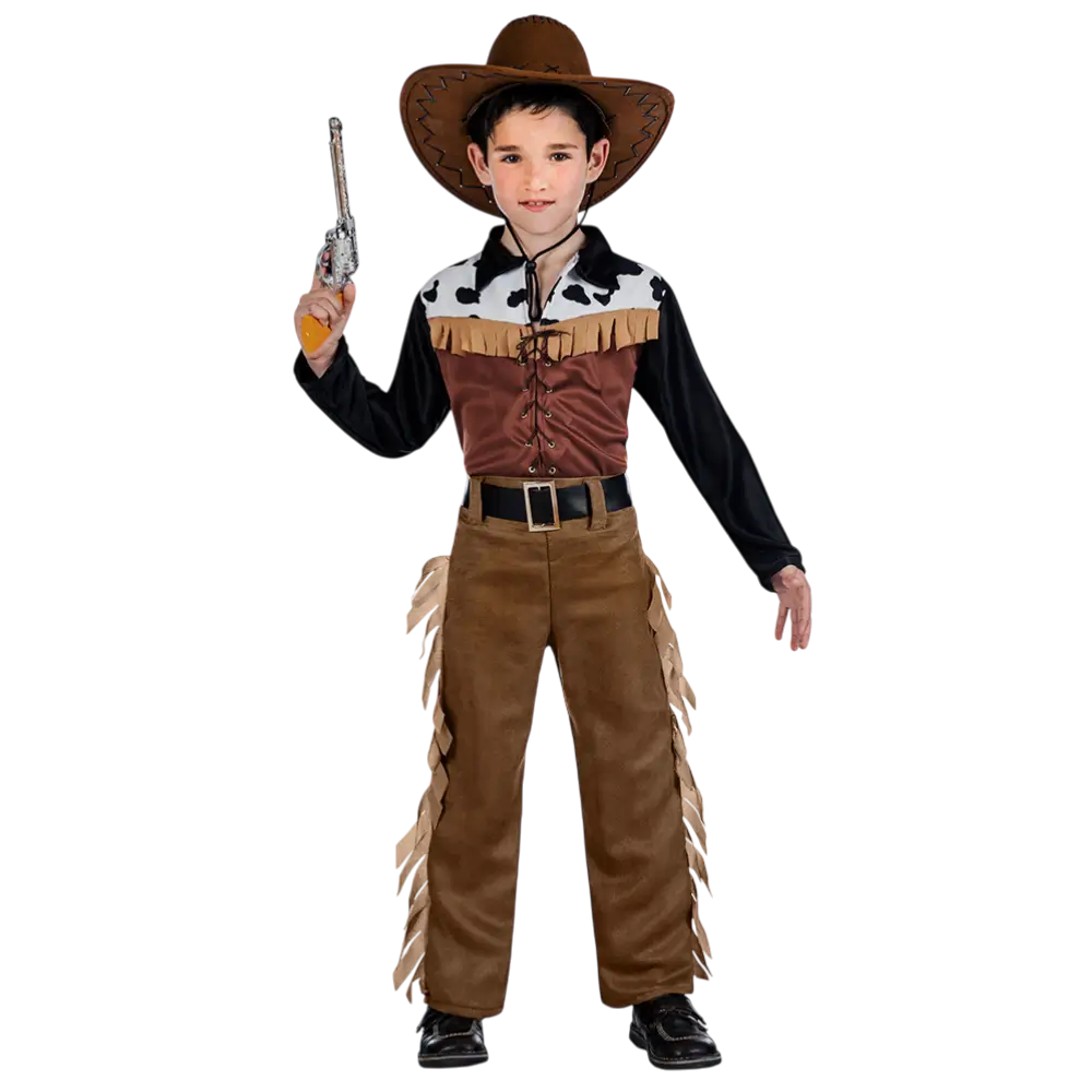 Déguisement Cowboy Enfant 5-6 Ans – Costume Western Far West Garçon