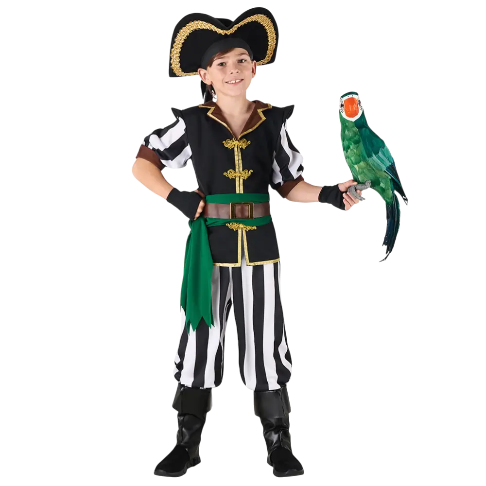 Déguisement Pirate Garçon 7-9 Ans – Costume Corsaire Enfant Carnaval