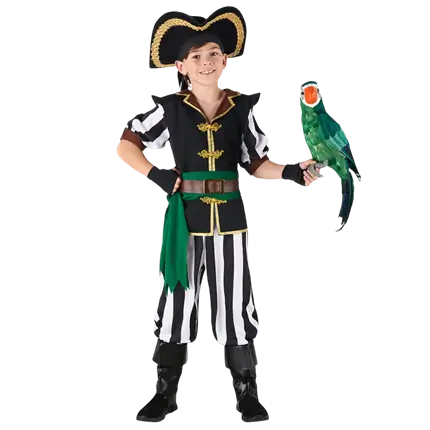 Déguisement Pirate Garçon 7-9 Ans – Costume Corsaire Enfant Carnaval