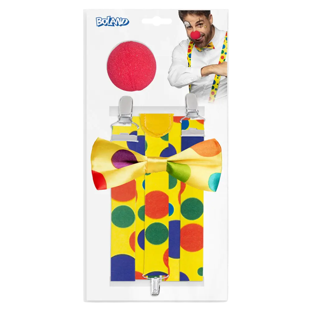 Kit Clown Enfant Complet – Accessoires Déguisement Carnaval Fête