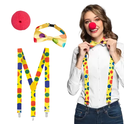 Kit Clown Enfant Complet – Accessoires Déguisement Carnaval Fête