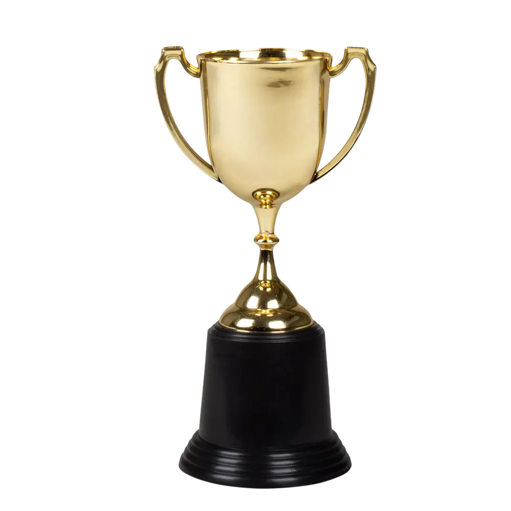 Trophée Or Coupe Victoire – Récompense Jeux Concours Anniversaire