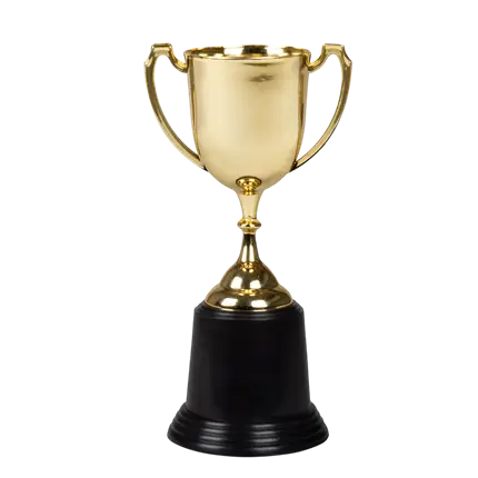 Trophée Or Coupe Victoire – Récompense Jeux Concours Anniversaire
