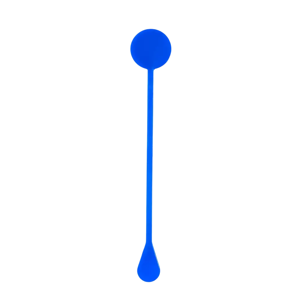 Agitateur à Cocktail 17cm en PP Bleu (Mojito, CaÏpi) - Réutilisable (Lot de 100)