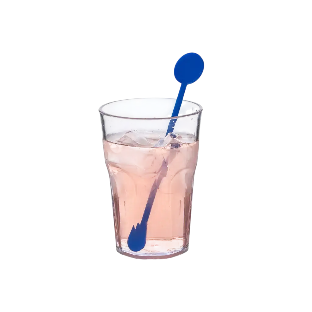 Agitateur à Cocktail 17cm en PP Bleu (Mojito, CaÏpi) - Réutilisable (Lot de 100)