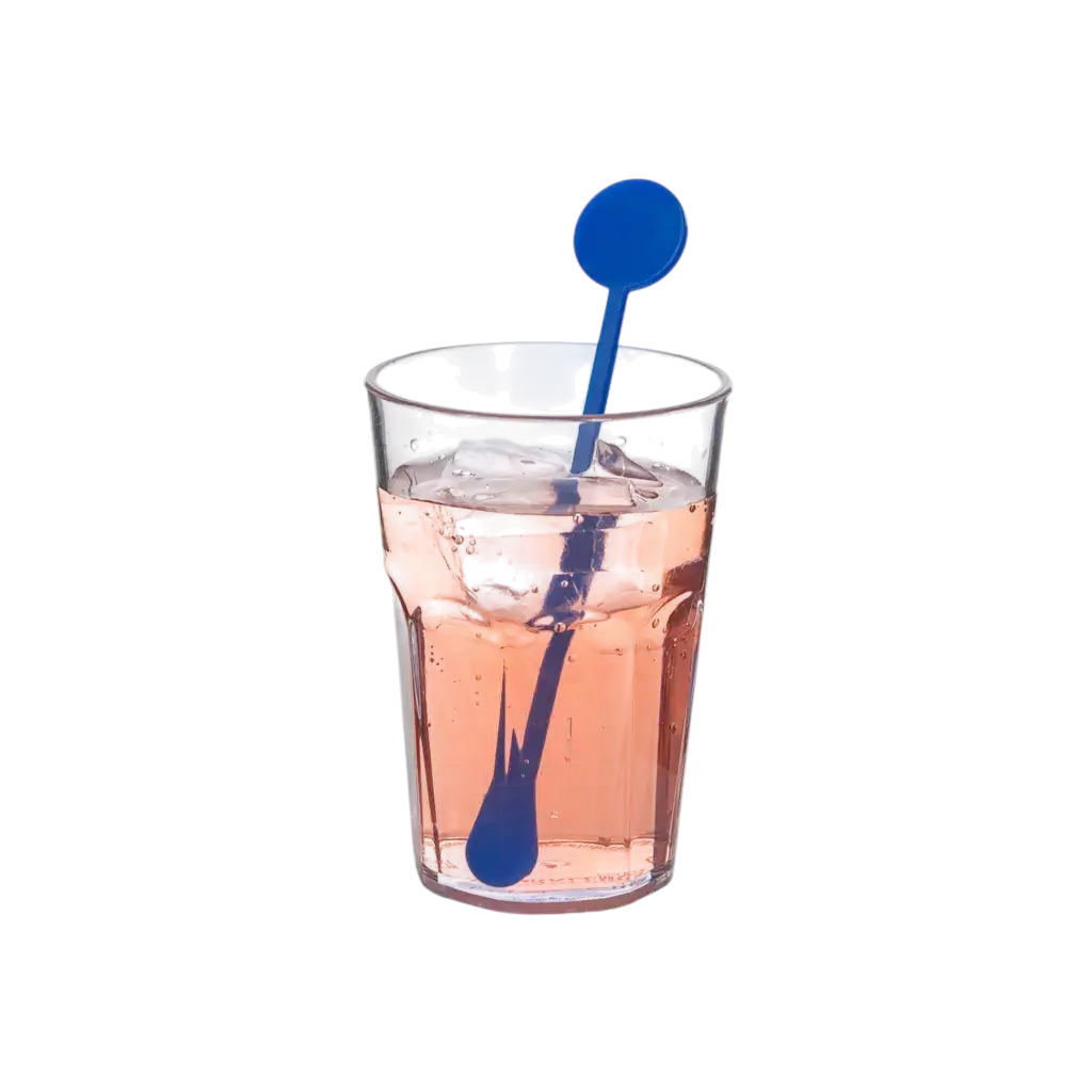 Agitateur à Cocktail 17cm en PP Bleu (Mojito, CaÏpi) - Réutilisable (Lot de 100)