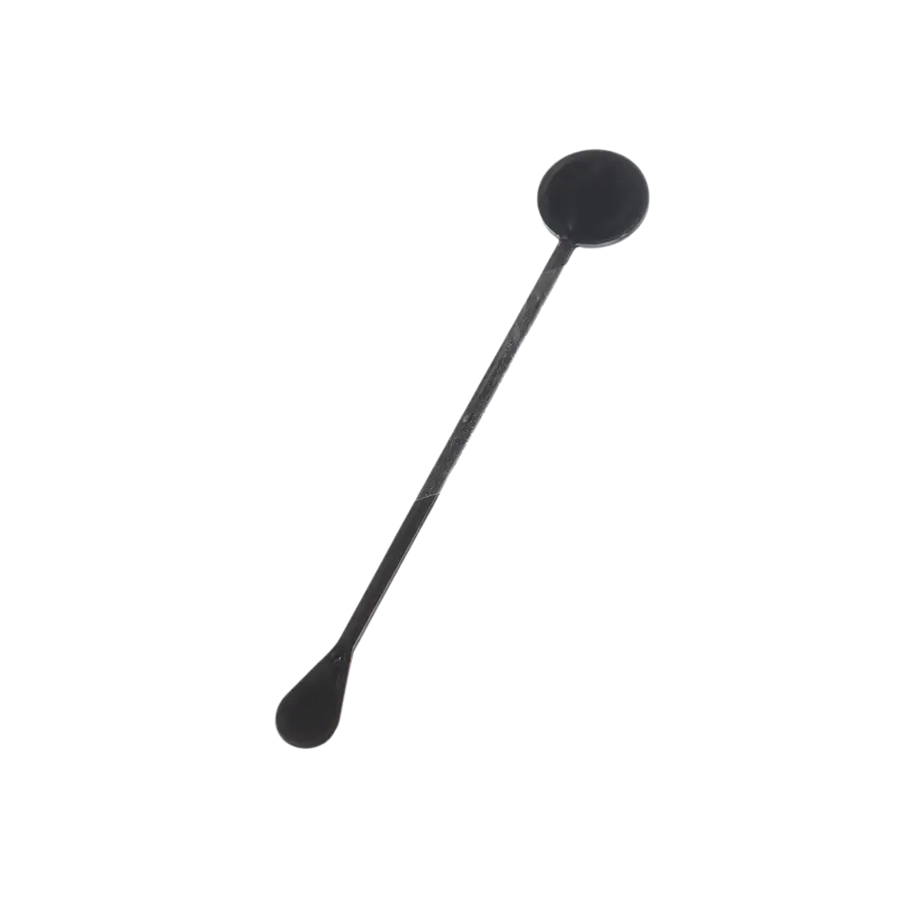 Agitateur à Cocktail 17cm en PP Noir (Mojito, Caïpi) - Réutilisable (Lot de 100)