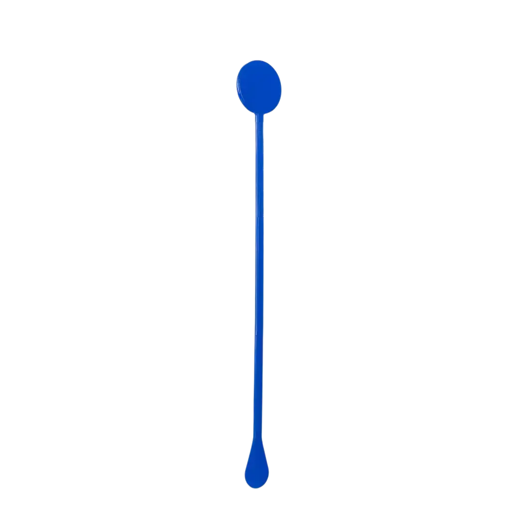 Agitateur à Cocktail Standard 22cm en PP Bleu - Réutilisable (Lot de 100)