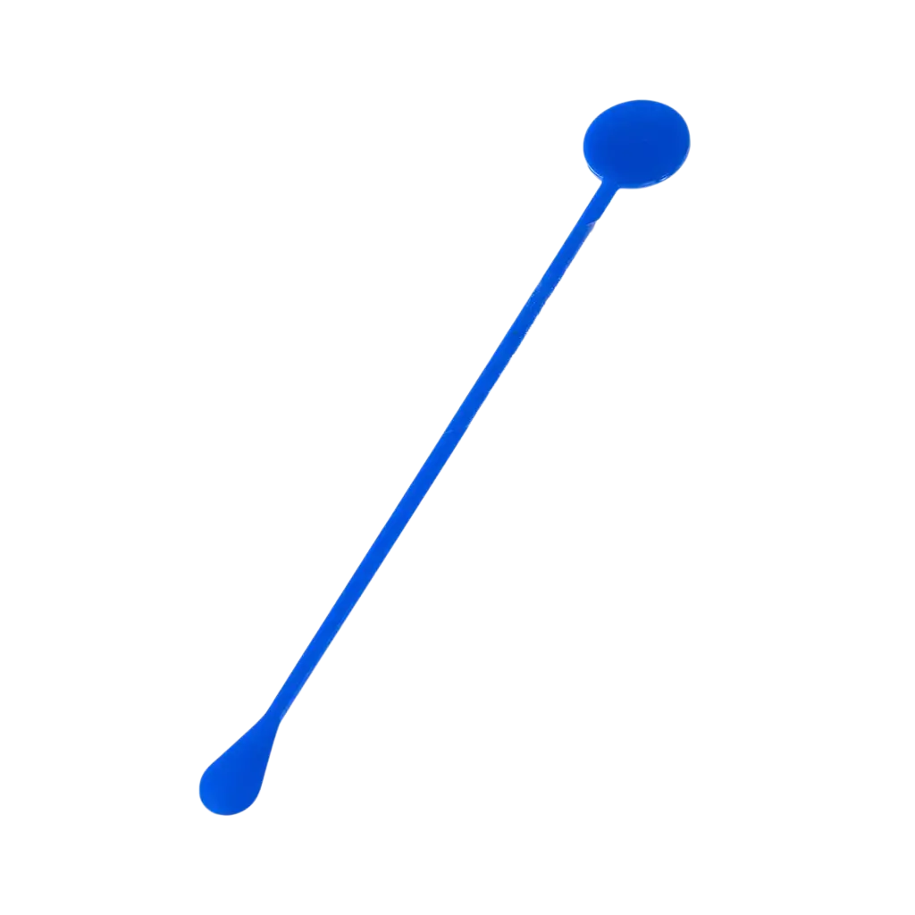 Agitateur à Cocktail Standard 22cm en PP Bleu - Réutilisable (Lot de 100)