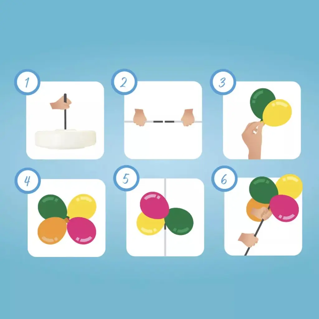 Structure Arche pour ballons - 3m x 3m