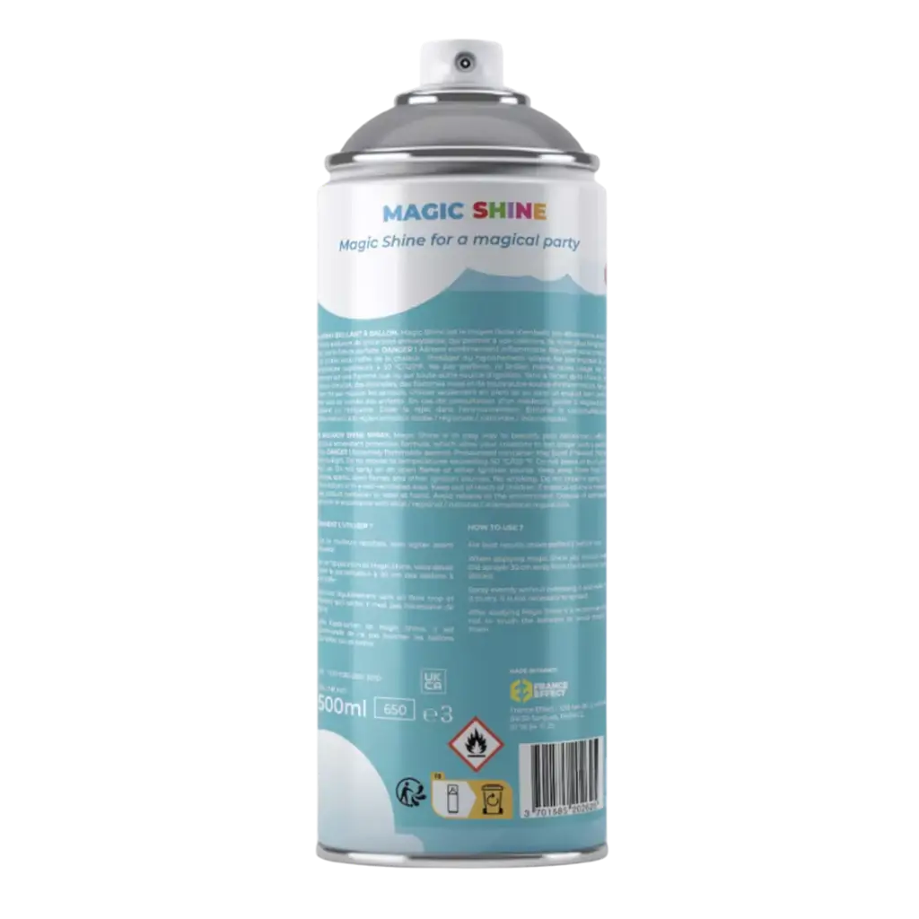 Magic Shine® - Spray Brillant pour ballons en latex - 500ml