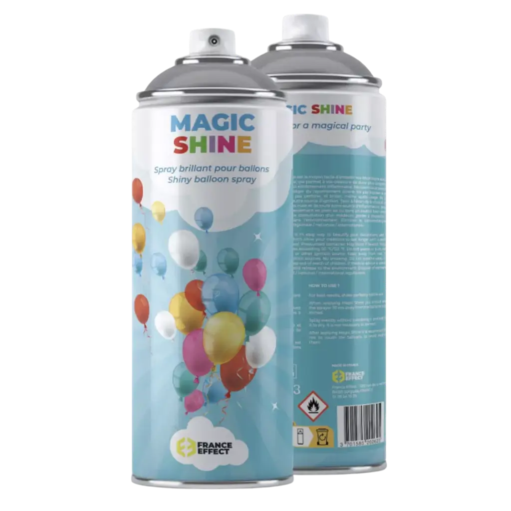 Magic Shine® - Spray Brillant pour ballons en latex - 500ml