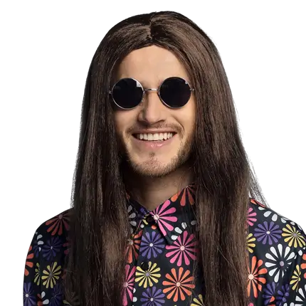 Lunettes Hippie John grises – Lunettes Rétro Rondes Années 60