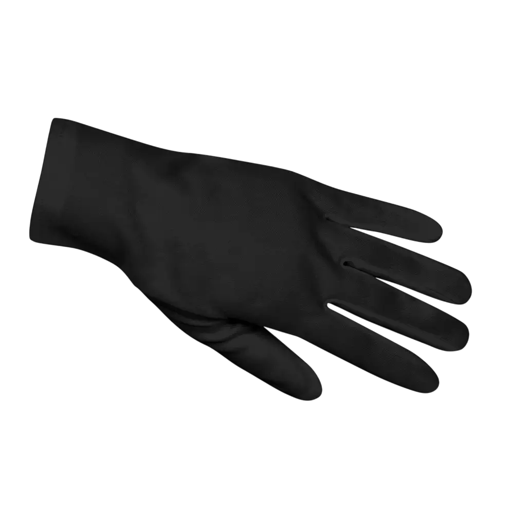 Gants Courts Noirs Basic – Accessoire Déguisement Élégant Adulte