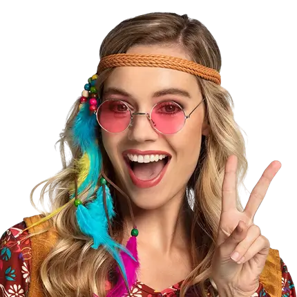 Lunettes hippie party John rose
