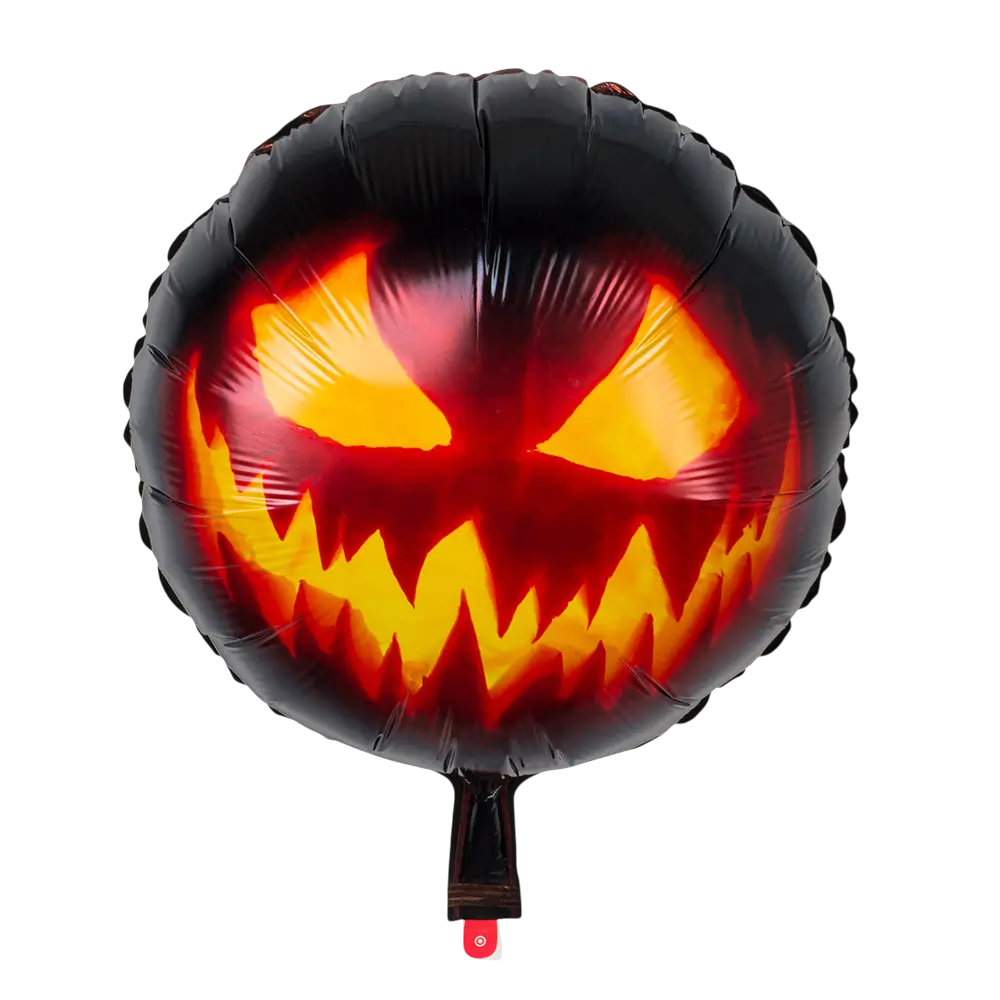 Ballon Aluminium Citrouille Effrayante 45 cm – Décoration Halloween
