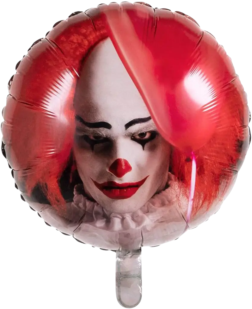 Ballon Aluminium Clown Horreur 45 cm – Décoration Halloween Effrayante