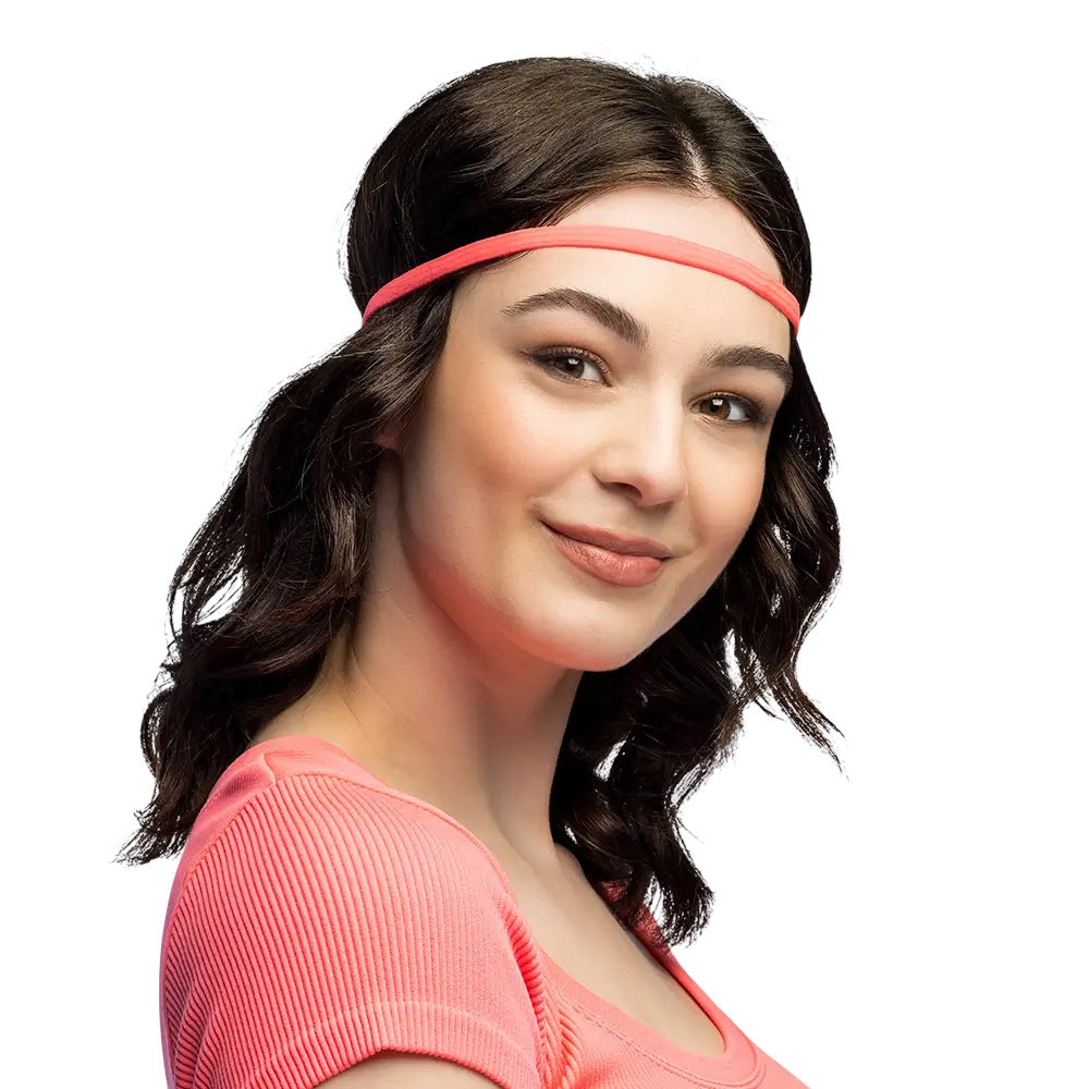 Lot de 4 Bandeaux Élastiques Fluo UV – Accessoires Années 80 et Festival