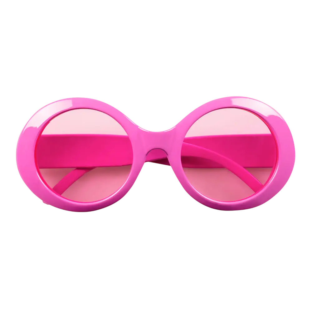 Lunettes Années 80 Rose Fluo UV – Accessoire Soirée Fluo et Festival