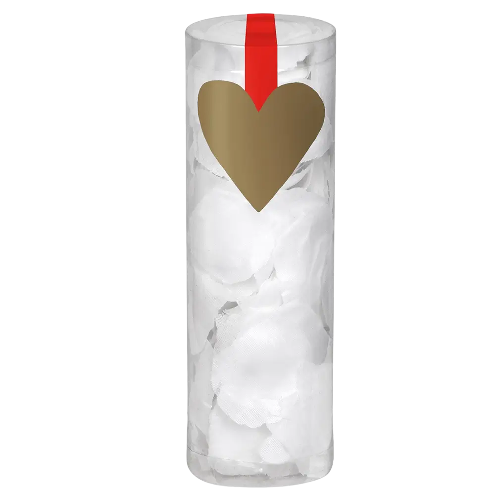 Pétales de Rose Blancs Saint-Valentin – Décoration Mariage et Table