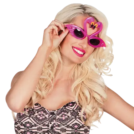 Lunettes flamants roses