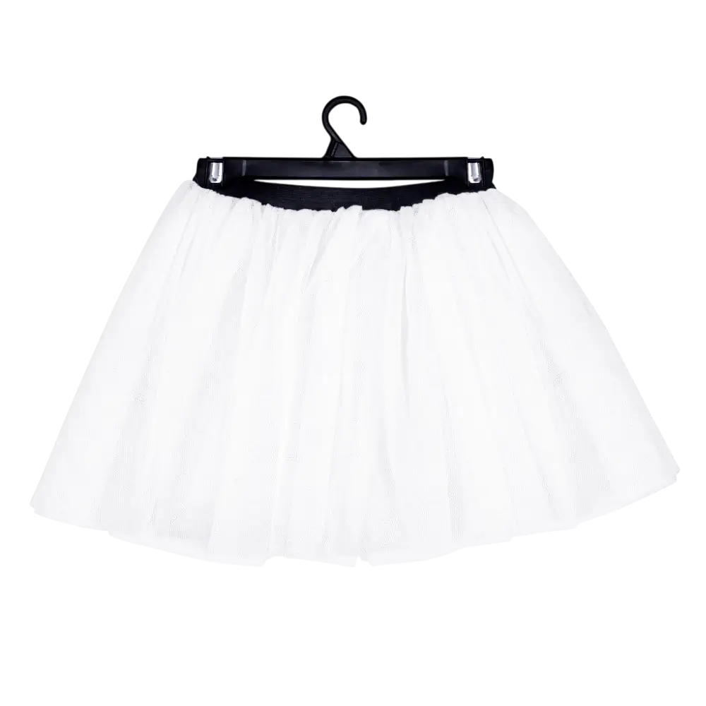 Tutu Blanc Taille Unique – Jupe Déguisement Carnaval et Soirée