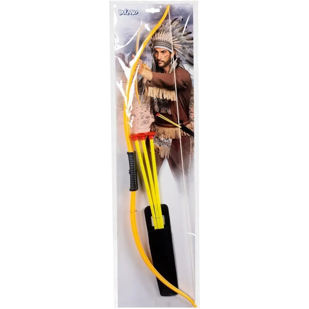 Arc et Flèches Jouet 73 cm – Kit Déguisement Cowboy Indien Enfant