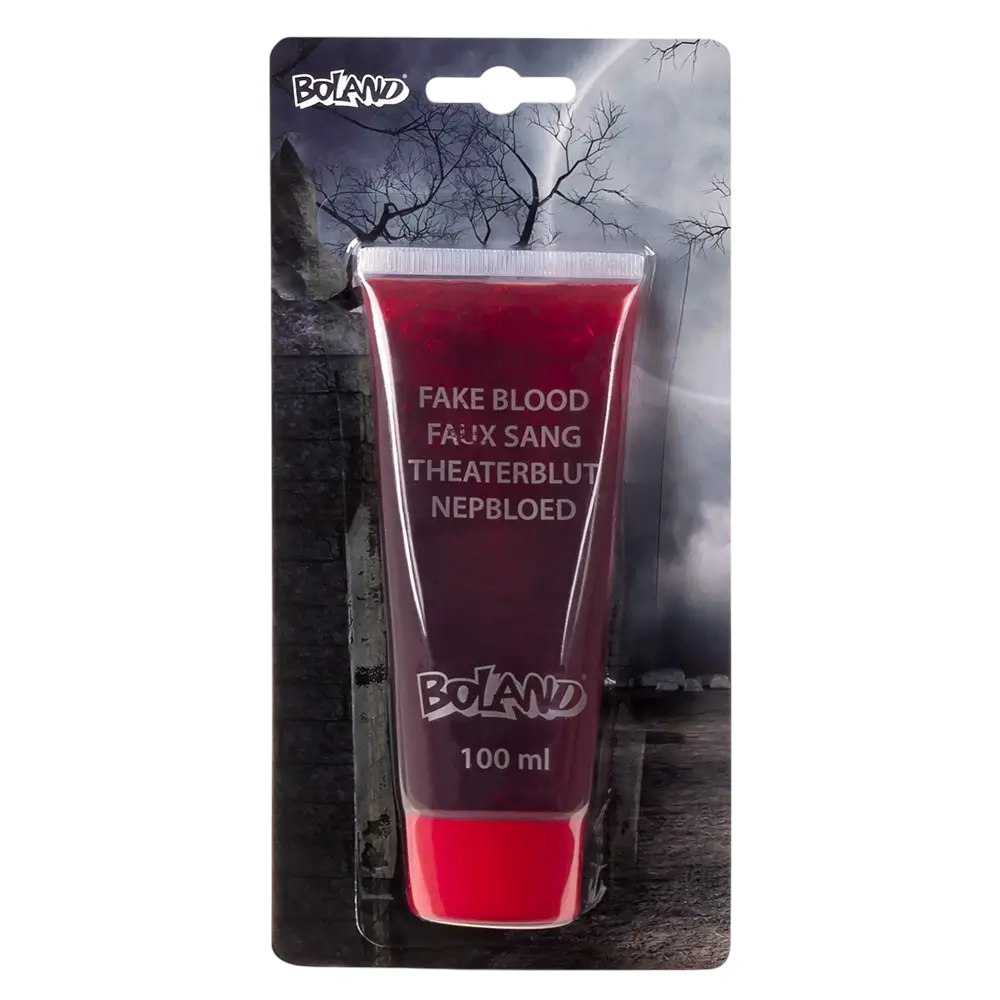 Tube Faux Sang 100 ml – Maquillage Halloween Effet Horreur