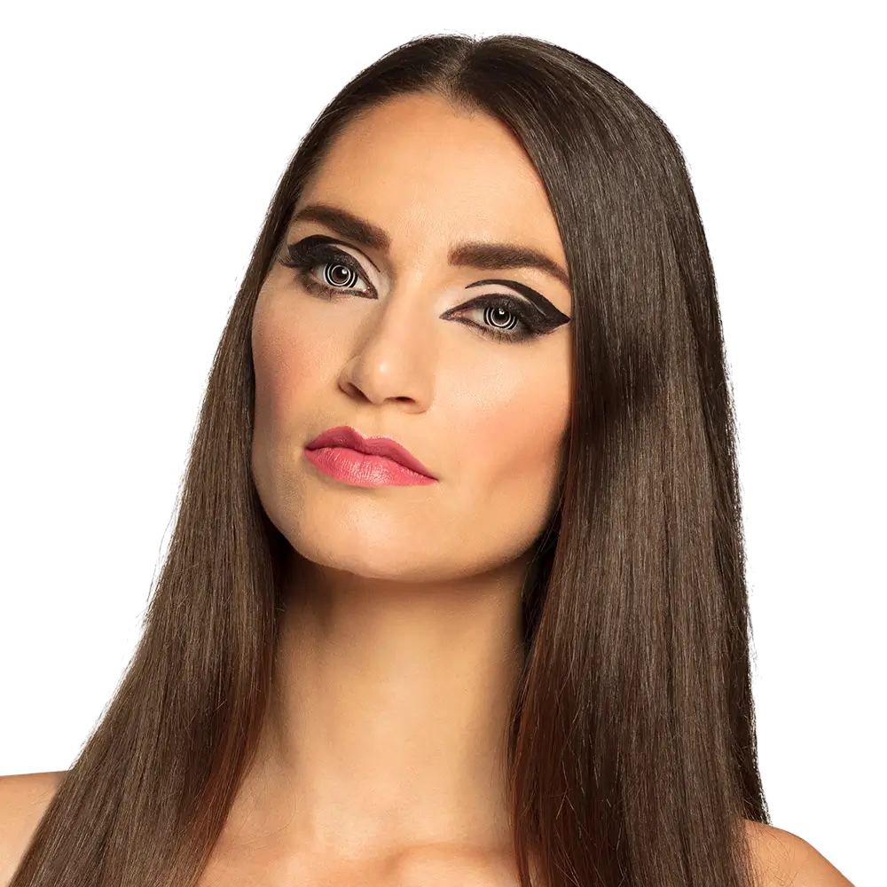 Lentilles Halloween Spirale Noire – Lentilles Fantaisie Hebdomadaires