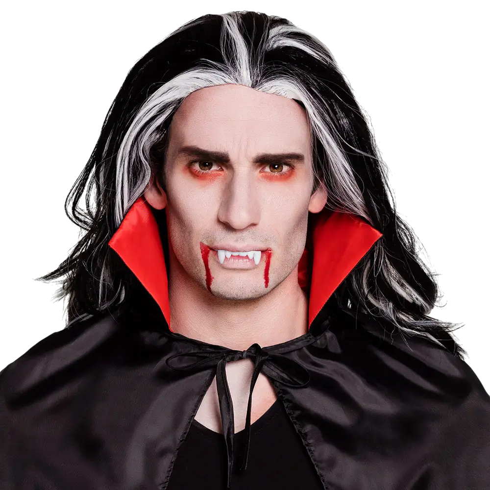 Kit Maquillage Vampire Deluxe – Dents, Faux Sang et Maquillage Halloween