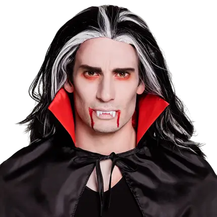 Kit Maquillage Vampire Deluxe – Dents, Faux Sang et Maquillage Halloween