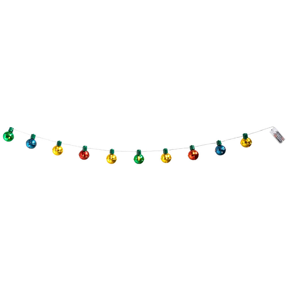 Guirlande Lumineuse LED Cloche de Noël 140 cm – Décoration Noël