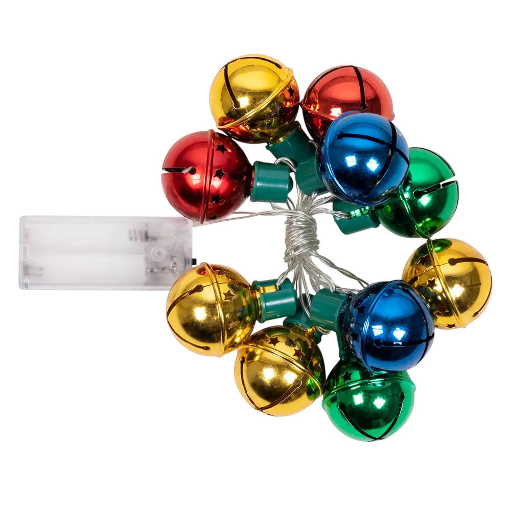 Guirlande Lumineuse LED Cloche de Noël 140 cm – Décoration Noël