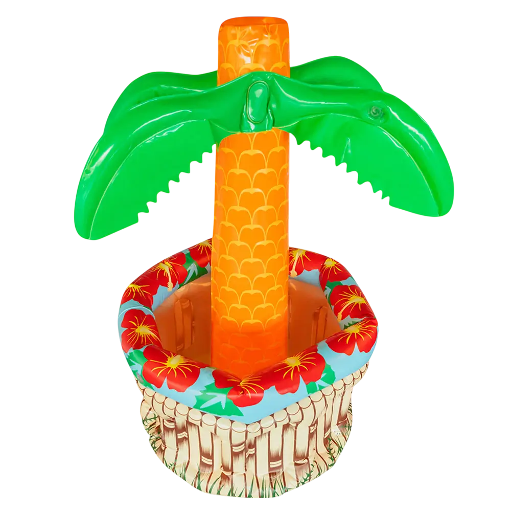 Glacière Gonflable Palmier 62 cm – Refroidisseur Boissons Tropical Été