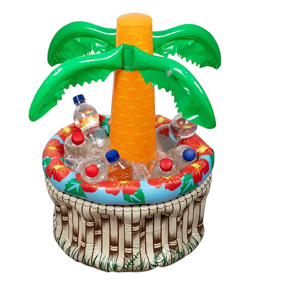 Glacière Gonflable Palmier 62 cm – Refroidisseur Boissons Tropical Été