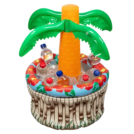 Glacière Gonflable Palmier 62 cm – Refroidisseur Boissons Tropical Été
