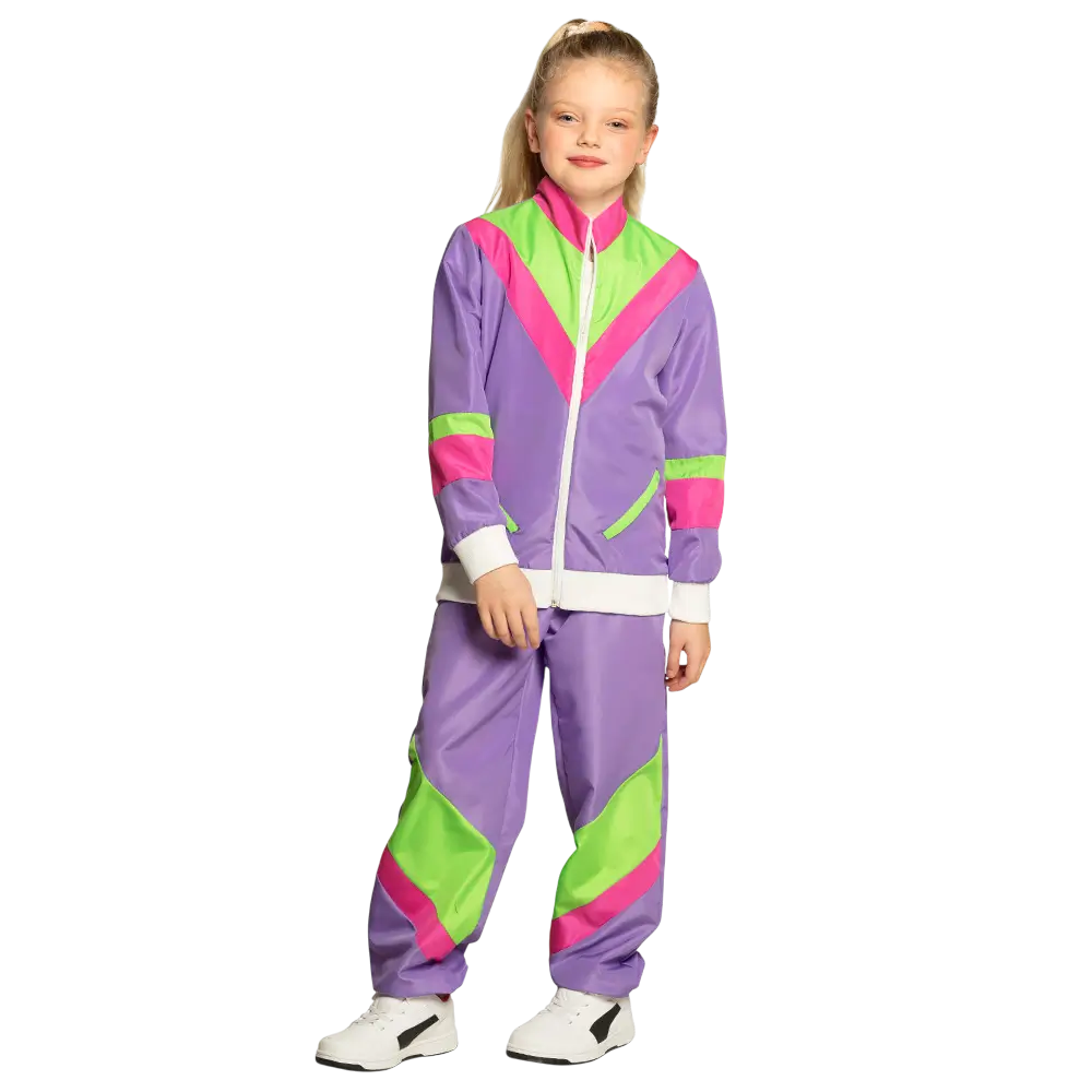 Déguisement Survêtement Rétro Enfant UV 4-6 Ans – Déguisement Années 80
