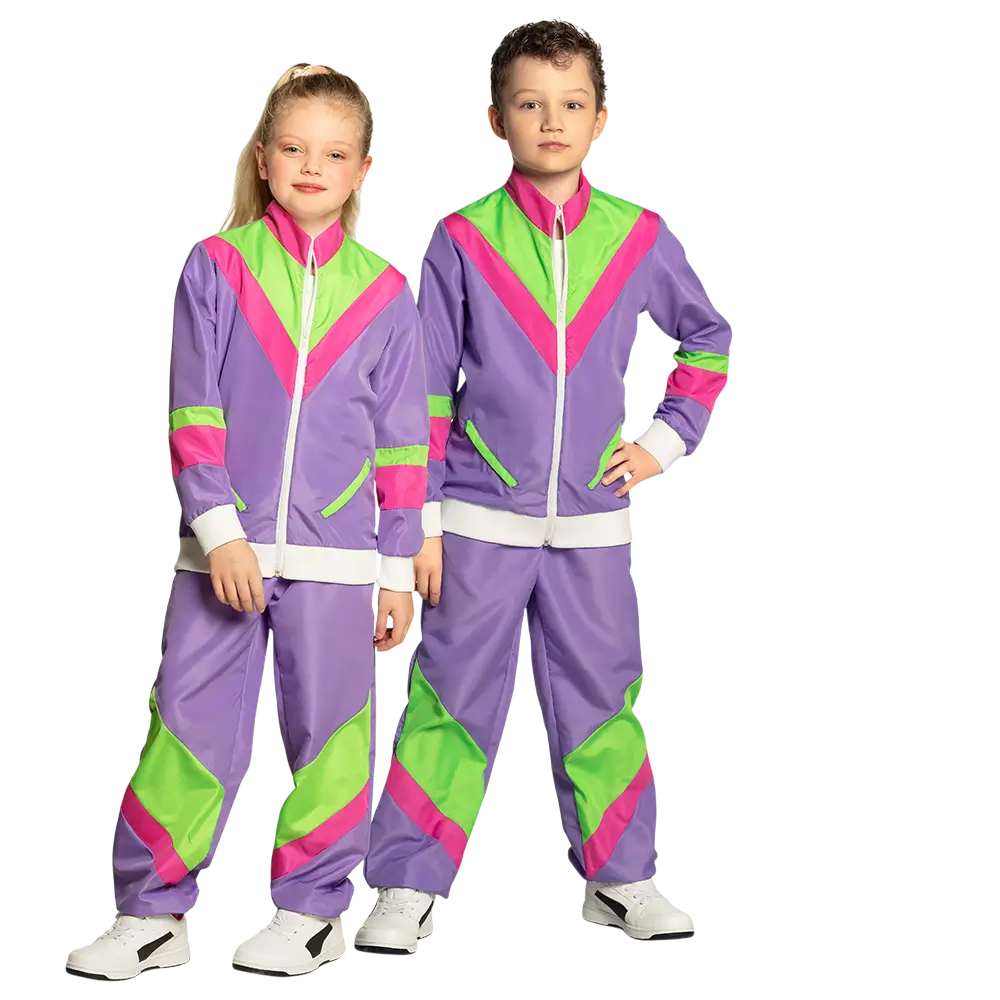 Déguisement Survêtement Rétro Enfant UV 10-12 Ans – Déguisement Années 80