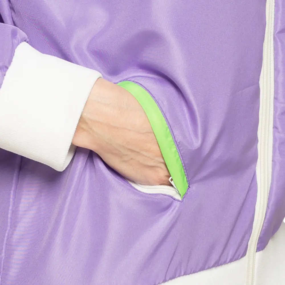 Déguisement Survêtement Rétro Homme Violet UV Taille XL – Déguisement Années 80