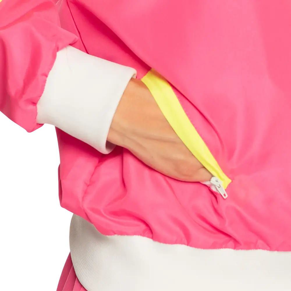 Déguisement Survêtement Rétro Femme Rose Fluo UV Taille M – Années 80
