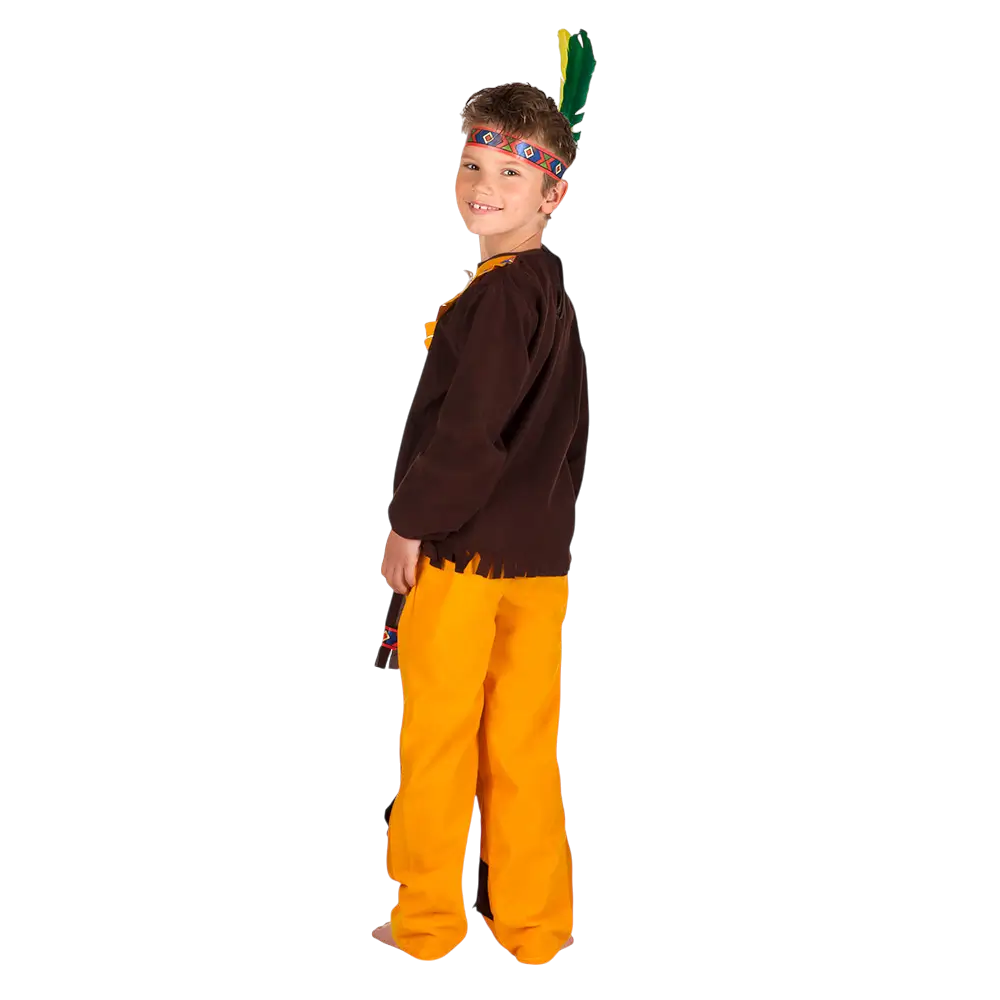Déguisement Indien Garçon Marron 7-9 Ans – Costume Far West Enfant
