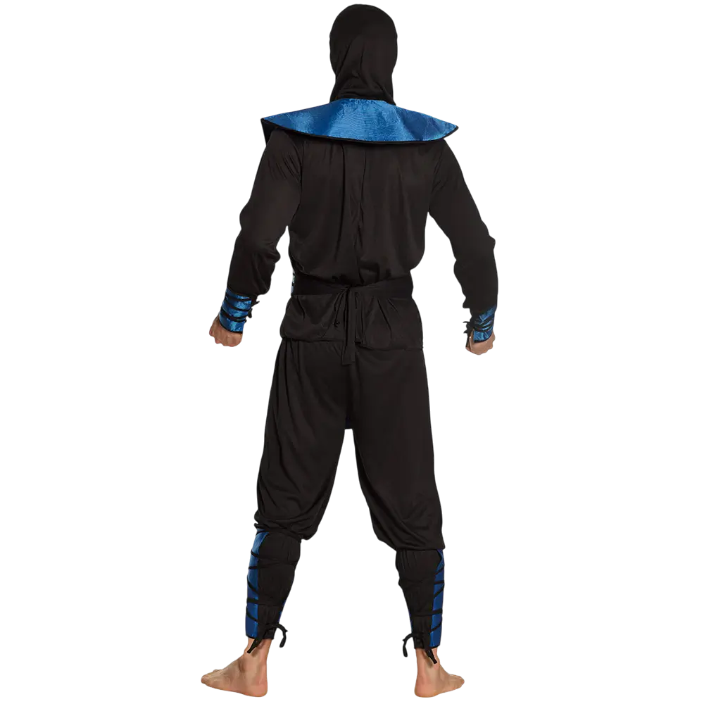 Déguisement Ninja Bleu Homme 54/56 – Costume Guerrier Japonais Adulte