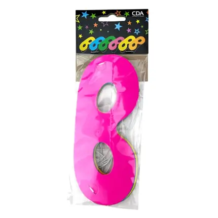 Lot de 6 Loups Fluo Colorés – Masques de Carnaval et Soirée Néon