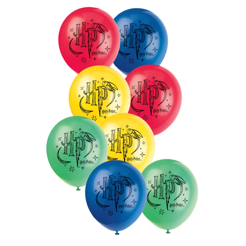 Lot de 8 Ballons Harry Potter 30 cm – Décoration Anniversaire