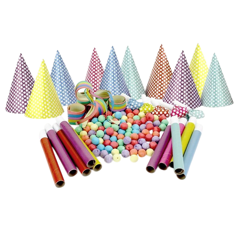 Kit Cotillons Nouvel An 10 Personnes – Accessoires de Fête et Réveillon
