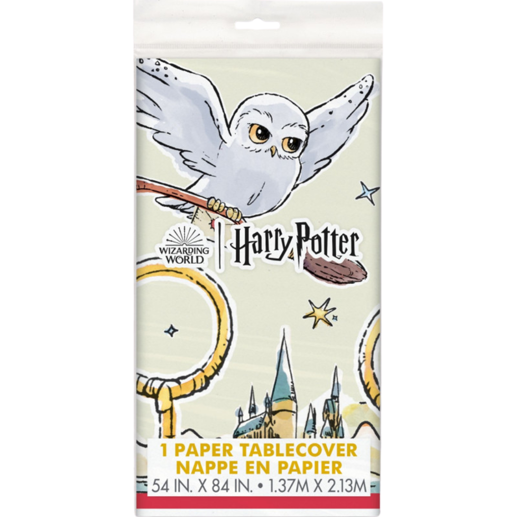 Nappe Harry Potter Hedwige en Papier 137 x 213 cm – Décoration Anniversaire