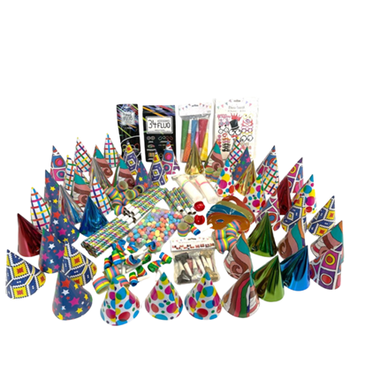 Kit Fête Cotillons Nouvel An 50 Personnes – Accessoires et Animations