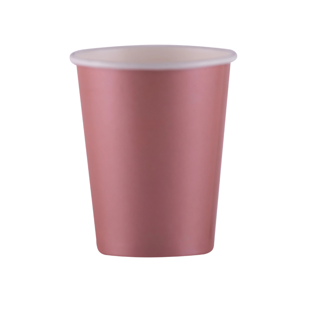 Lot de 25 Gobelets Carton 20 cl Rose Gold – Gobelets Jetables de Fête